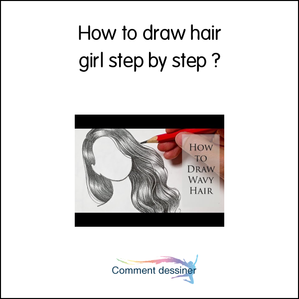 How to draw hair girl step by step